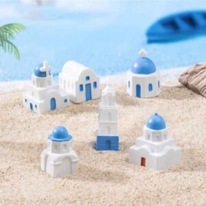 Greece Santorini Blue Dom Set