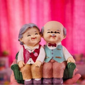 Premium Old Couple in Sofa