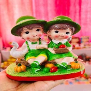 Premium Green Cap Farming Couple