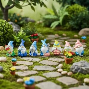 Beach Summer Gnomes Dwarf Set of 7