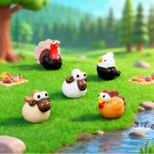 Big Eyes Farming Animals