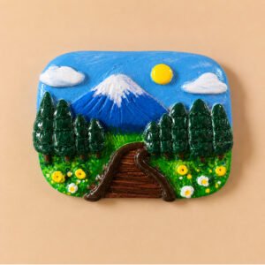 🗻 Handcrafted Mt. Fuji Magnet