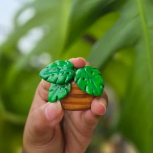 Handcrafted Monstera Magnet