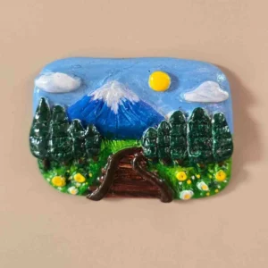 Handcrafted Mt. FUJI Magnet